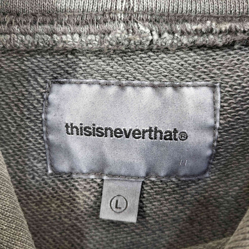 ディスイズネバーザット thisisneverthat TNT PR Feel It Hoodie 刺繍 プルオーバーパーカー メンズ JPN:L